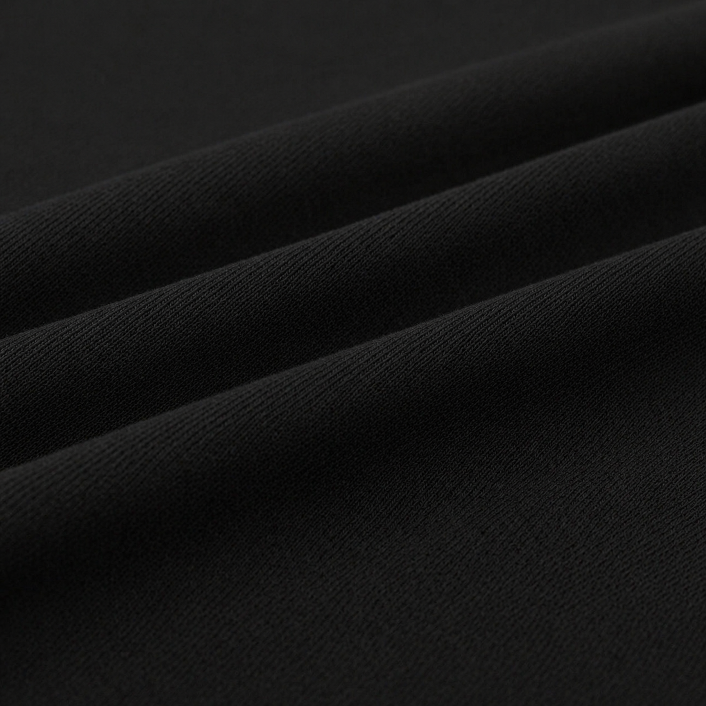 Close-up of black fabric with visible texture