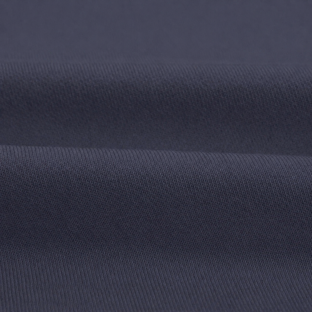 Close-up of dark blue fabric texture
